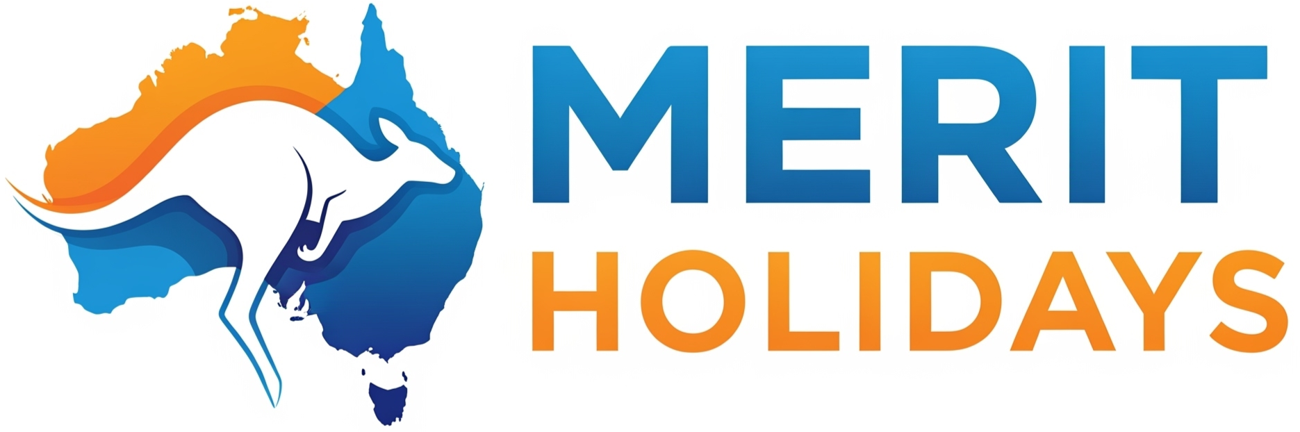 Travel agency logo - world tour and holiday packages - Merit Hlolidays